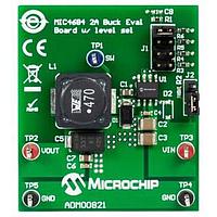 Microchip Technology ADM00821 Voltage Regulator - Switching Regulator MIC4684 2A Buck w/ level select Eval Bd