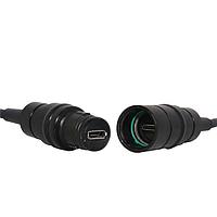 Amphenol LTD SCE2USB-B-01T08-2BPN Mini USB Type AB Connectors INLINE SNATCH RECEP BLKSLVR SZ 08