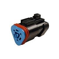 DEUTSCH - TE Connectivity DT06-3S-EP10 3-Way 3P DT PLUG ASM BLACK