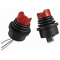 APEM FRAA1U02A1A 1-Axis Joystick 22AWG Blk RearMnt