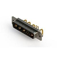 EDAC 629-9W4-640-1TA Mixed Contact D-Sub Connectors Right-angle Power Combo D-Sub Connector