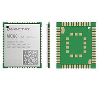 Quectel MC60CB-04-STD Bluetooth, GSM/GPRS, GNSS GSM/GPRS/GNSS, Quad-band, Supports BT3.0 only, Ultra-small, LCC form factor