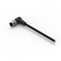 Wurth Elektronik 643632120304 Sensor Cables / Actuator Cables WRCIRC M12  Screw  Coding A  Cable Assembly  with 2 m PVC cable Angled with Metal Coupling Nut Male connector, polarity 4