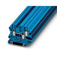 PHOENIX CONTACT 3044500 Feed Through Terminal Block UT 4-TWIN BU 12.4MM 12-4AWG
