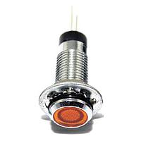 Mallory Sonalert FL1M-8FJ-2-Y2V Indicators LED YEL 8MM NUT 2VAC/DC UL
