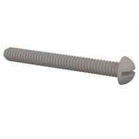 Essentra Components 010256R075 Round Slotted Round Slotted Screw, #2-56 Thread, 3/4 Lg