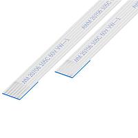 GCT (Global Connector Technology) 05-06-A-0254-A-4-06-4-T FFC / FPC Jumper Cables 0.5mmP. FlatFlexCble, 6Contact, Conductor SameSide, Len254mm/10in, Tin Plt