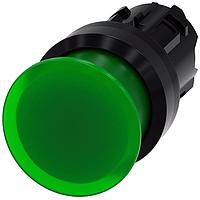 SIEMENS A6X30137263 Mushroom ILLUM. MUSHROOM PUSHBUTTON. 30MM. GREEN