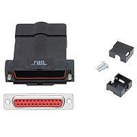 Molex / FCT 173114-0394 Standard EMI Backshell FCT Backshell CONN Kit BLK PLSTC Backshell  D-Sub CONN 25 CKT