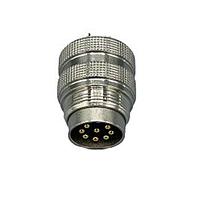 NorComp 878-07B-103RLS1 Connectors Male M16 Circular Connector Cable Mount B Code 7 Pin IP67 Straight Solder Cup