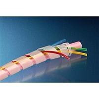 Alpha Wire SW43 BK005 Spiral Wraps 0.5 [1/2] inch Expanded I.D. Spiral Wrap Polyethylene, 100 ft Spool - Black