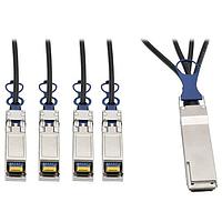 Tripp Lite N281-02M-BK Ethernet Cables / Networking Cables 40 GbE-10 GbE Pass DAC Cppr Breakout 2m