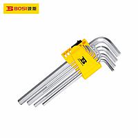 BOSI BS423173 Flat Point Hex Key Set (9PC metric system,1.5-10mm)
