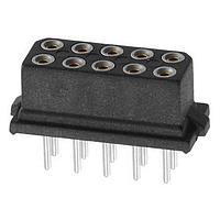 Harwin M80-8501042 Receptacle 5+5 POS DIL FEMALE VERT TIN