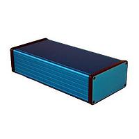Hammond Manufacturing 1455N2201BU PC Board Metal End Panel/Blue 8.66 x 2.09 x 4.06"