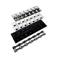 Ledil C17533_DAISY-7X1-SHD-MET-MATT LED Lenses Shade rectang 7 Pos 279.5 x 40.0mm (D) 2