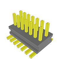 Samtec FTE-107-01-G-DV-TR Headers 0.80 mm Surface Mount Micro Terminal Strip