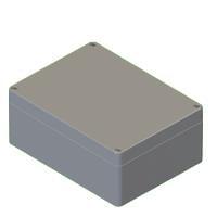 Serpac RB65P06G20G Watertight PLASTIC BOX WATERTIGHT ENCLOSURE GRAY/GRAY (6.30 x 4.72 x 2.61 in)