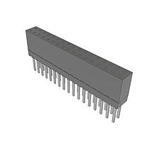 Samtec ESW-117-13-T-D Sockets .100" Elevated Socket Strip