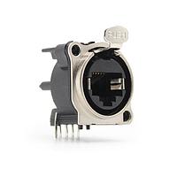 Io Audio Technologies IO-EL8-F-BH Connectors Etherlatch Chassis Connector, 8P8C, Female, Horizontal PCB Mount