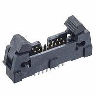 Harwin M50-3550842 Shrouded Ejector Pin Hdr,Male PC Tail,Double Rw,8