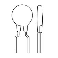 Nichicon ZPC45CE300B PTC 30ohm 140V 20% Positive Thermistors