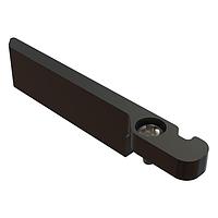 Wakefield Thermal 452E-200ULB-JT Ejectors Ejector, 2" L, 6061-T6 Aluminum, Left Hand, Black Anodize, Injection, Thick