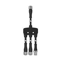 Banner Engineering CSM3DO-M12121FM12121M Splitter Cables CSM3DO-M12121FM12121M