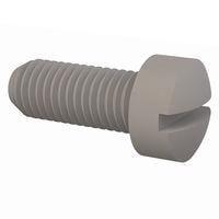 Essentra Components 012528F062 Machine Screw Fillister Slotted Screw, 1/4-28 Thread, 5/8 Lg