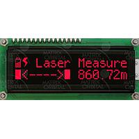 Matrix Orbital LK162-12-R-V LCD Character Display Modules 16x2 Red Txt Blk B/G Ext.Volt 12 key