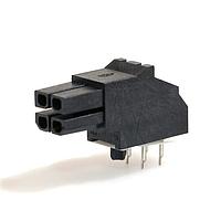 Molex 44764-0401 Receptacle R.A. RECPT 4P tin w/friction pegs