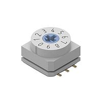 Wurth Elektronik 428521520811 Rotary Switches WS-ROSV Rot Swi IP67 10Pos Hor Rd Cros bl