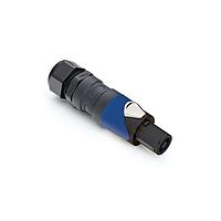 Amphenol Audio SP-4-FBSG Speaker Connectors 4P Cable Conn Solder PG Gland Black/Blue
