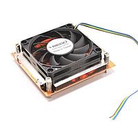 Rego Electronics RG3114(Z)-002 CPU Cooler Copper stacked finsFan 70x10 Axial w/ PWM