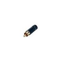 REAN NYS352BG RCA Phono Connectors PLUG RCA BLACK/GOLD REAN
