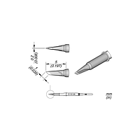 JBC C115120 Soldering Tip (Knife Cartridge 1x0.2)