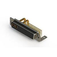 EDAC 630-43W2250-3N4 Mixed Contact D-Sub Connectors Right-angle Power Combo D-Sub Connector