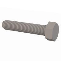 Essentra Components 50M100150J050 Machine Screw Hex Unslotted Bolt, M10 X 1.5 Thread, 50MM Lg