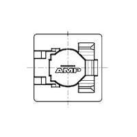 AMP Connectors - TE Connectivity 106307-1 - 6P DUST COVER RJ45