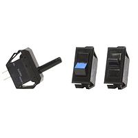 Carling Technologies TC201-PSB-B Rocker Switch 15A 125VAC .250tab .275" Paddle BLK