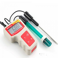 HINOTEK PH-113 Portable pH and Temperature Meter (pH: 0.00∼14.00 pH, 0∼100°C)