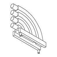 Lumex LPF-C014301S Rigid Light Pipes Quad 3mm Right Angle