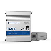 Teltonika TSW101000000 Unmanaged PoE Switches Unmanaged switch.  5 x Ethernet ports 1 gbps. PoE 4 x 802.3af/at 9 - 30 VDC (for PoE+ also). *No power supply unit added