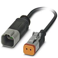 PHOENIX CONTACT 1414992 Sensor Cables / Actuator Cables SAC-2P-DTMS/0 6-PUR/ DTFS