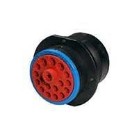 DEUTSCH - TE Connectivity HDP24-24-18PE Receptacle REC, 18P, BLK, E, 8/12/16, P