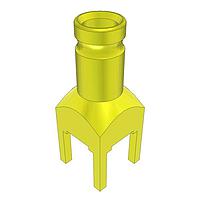 Samtec DIN7A-J-P-GF-ST-TH1 Connectors 75 Ohm DIN 1.0/2.3 Jack, Through-hole