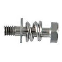 Molex / GWconnect 93607-0083 Heavy Duty Power Connectors M4 Scrwx3A HPHE HD W Wsh&Sprg 6821.3467.X