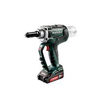 METABO NP 18 LTX BL 5.0 Cordless blind rivet gun (18V 2x2Ah Li-ion)