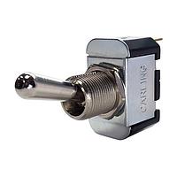 Carling Technologies 6FC54-78 Toggle Switch 1-pole, (ON) - OFF - (ON), 10A/15A 250VAC/125VAC 3/4 HP, Non-Illuminated, Sealed Bat Style Toggle Switch with Screw Terminals