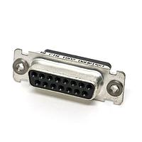 Cinch DAUR15ST Receptacle DSUB 15 F CRIMP R FLOA G30 T